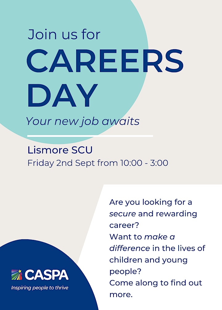Are you looking for a secure and rewarding career? Come along to find out more.
